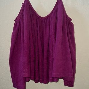 Free People top size Medium with intricate design.